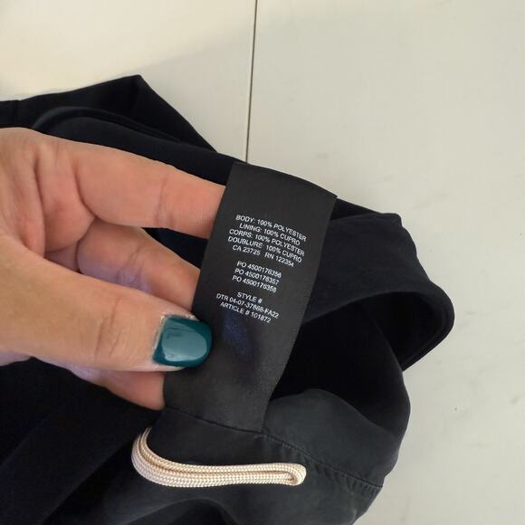 Wilfred Aritzia Button Front Mini Skirt Black Dressy Polyester - 8 - Picture 6 of 9